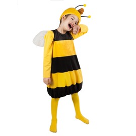 Maskworld Maya the Bee - Tights for Children - Costume Accessory - 122/140 (7-10 Years)