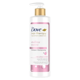Dove Hair Therapy Endless Waves for Wavy Hair Shampoo Moisturizing Shampoo Made With Raw Shea Butter for Up To 72H Definition 400 ml