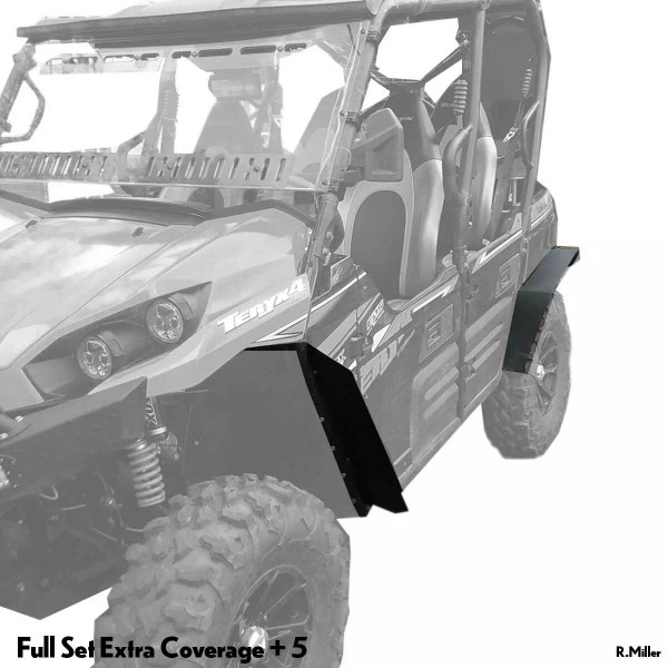 MudBusters Ultra Max Fender Flares for 2012-25 Kawasaki Teryx &
