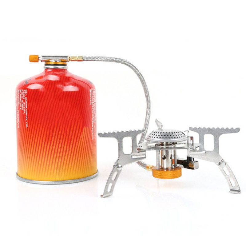 Split Gas Stove Portable Camping Stove Electron Ignition Outdoor Picnicking
