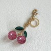 MPK Glitter Cherry Bag Charm with Key Ring and Car