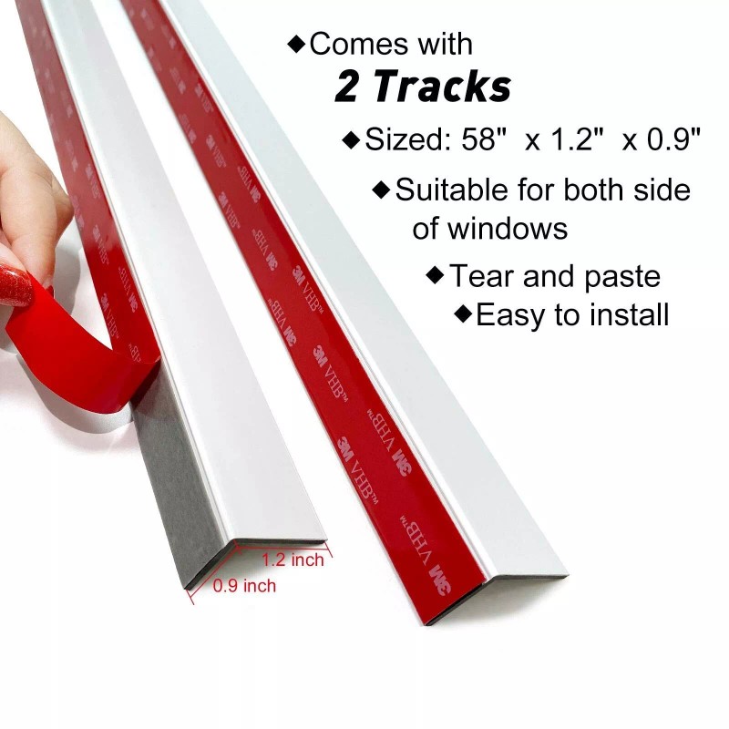 Keego 100% Blackout PVC Light Blockers for Window Shades and