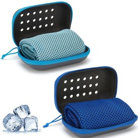 KBCYRT 2pcs Cooling Gym Towel – Super Absorbent & Quick Dry Microfiber Towel for Workouts, Sports, Yoga & Fitness – Lightweight & Portable