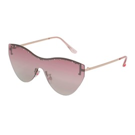 Betsey Johnson Women's Summertime Sunglasses Shield, Pink, 145 mm
