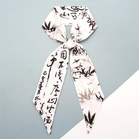 QTMY 5 Pack Purse Scarf for Bags Silk Head Scarf for Hair Handbag Women Scarfs Band Hair Neck Scarves Fashion Gifts,98