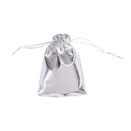 J&Rey Home 30 Pieces Small Gift Goodie Pouch Bag,Wedding Party Favor,Jewelry Candy Storage (4.3x6.2 Inch, Silver)