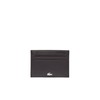 Lacoste Men's Fitzgerald Credit Card Holder, Brown/Brown, One Size
