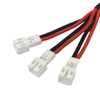 3X JST-PH2.0 to XT60 Parallel Battery Charging Cable 12cm for