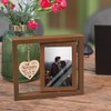 5th Anniversary Wedding Picture Frame Gift for Him Her, Rotating