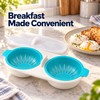 Microwave Egg Poacher for Quick Breakfasts – Double-Cup PP Egg