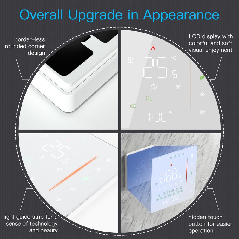Smart Thermostat App Control Programmable WIFI Home Thermostat for Electric