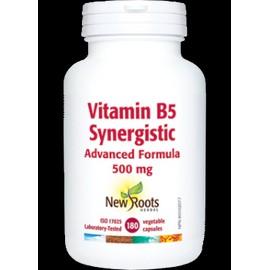 New Roots Vitamin B5 Synergistic 500mg - 180 V-Caps