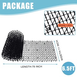 DOOPP 2pcs Scat Mat for Cats with Spikes, 6.5ft Cat Scat Mat Prickle Strips Network Digging Stopper Cat Deterrent Mat Cat Repellment Mat