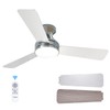 Amico Ceiling Fans with Lights, 42 inch Low Profile Ceiling