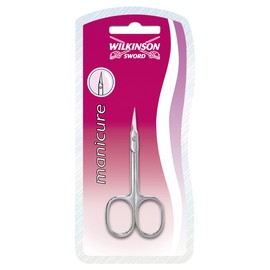Wilkinson Sword Manicure Scissors Cuticle Scissors with Tower Tip, Pack of 1