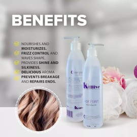 KALIVE Hair Polish Coconut Oil Nourishing , for Dry damage hair (1 BOTTLE) 12 OZ