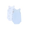 Chicco Unisex Newborn Sleeveless Bodysuit with Practical Shoulder Opening Italian