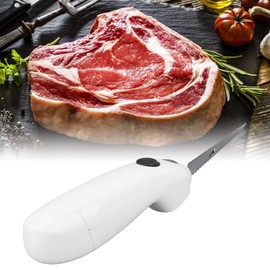Honio Electric Carving Kitchen Knife, Battery Powered Knife Easy Slice Durable Stainless Steel PP for Camping