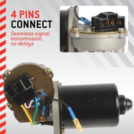 TRICO 85-3024WM Replacement Windshield Wiper Motor for Dodge Ram 1500 2002-98, Ram 2500 2002-00, Ram 3500 2002-00