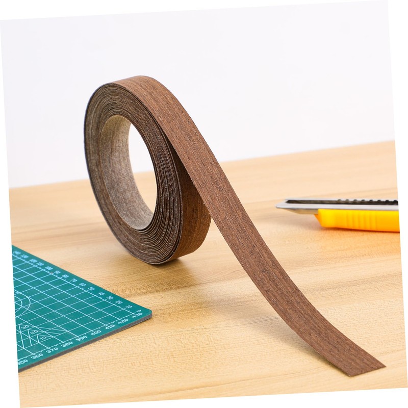 jojofuny Wood Tape 1 Roll Edging Tape for Countertop Veneer