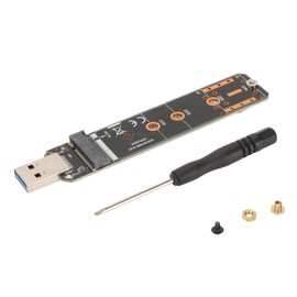 NVMe to USB Adapter Plug and Play Portable SSD 10 Gbps USB 3.2 Gen 2 Bridge Chip M.2 NVME USB Adapter Black