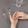 VANSU Titanium Waterproof Keychain Pill Holder Container,Portable Mini Size Pill