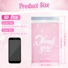 Enjamyo 50 Pack Bubble Mailers, 6x10" Thank You Bubble Mailers,