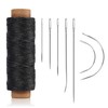 Lusecarl Waxed Thread 55 Yards, Hand Sewing Leather Sewing Thread