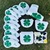 Set of 10 PU Leather Iron Head Covers with Closure