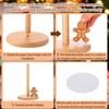 BrightRow Christmas Farmhouse Paper Towel Holder Wooden Decorative Paper Towel