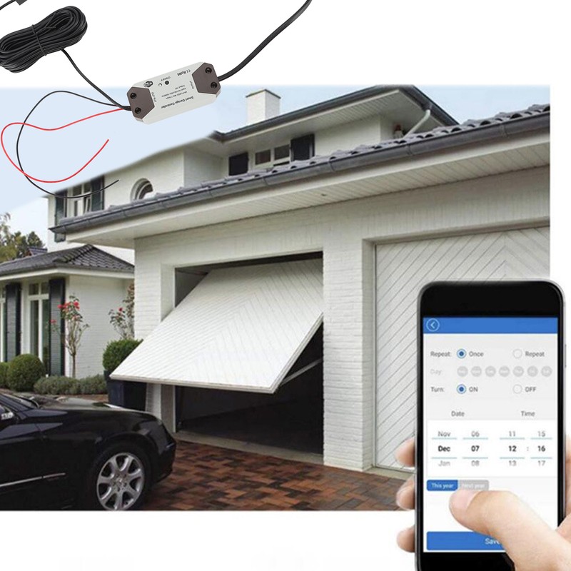 Smart Garage Controller 100‑240V ABS Smartphone App Control Wifi Smart