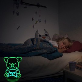 oceanwidetec Cute Bear 3D Night Light Multi-Colored Sloth or Koala Shape 3D Bedside Illusion Light Store Bedroom Office Decoration or Kid's Christmas Birthday Gifts for Boys Girls
