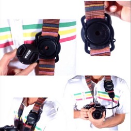 CAMDESIGN Camera Lens Holder Buckle f Cap Sizes 43mm,52mm,55mm