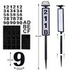ATDAWN Solar Lighted House Address Numbers Sign, Solar Powered House