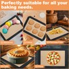 Silicone Baking Mat,Silicone Mat,2 Pack Reusable Non-Stick Baking Mat,Food Safe