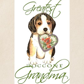 CafePress Beagle Grandma Tote Bag Reusable Natural Beige Canvas Shopping Bag