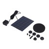 Solar Fountain Multifunctional Solar Powered Floating Fountain for Birdbath Pond