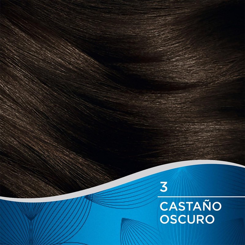 Wella Deluxe Tinte Permanente 3 Castaño Oscuro, 207 g