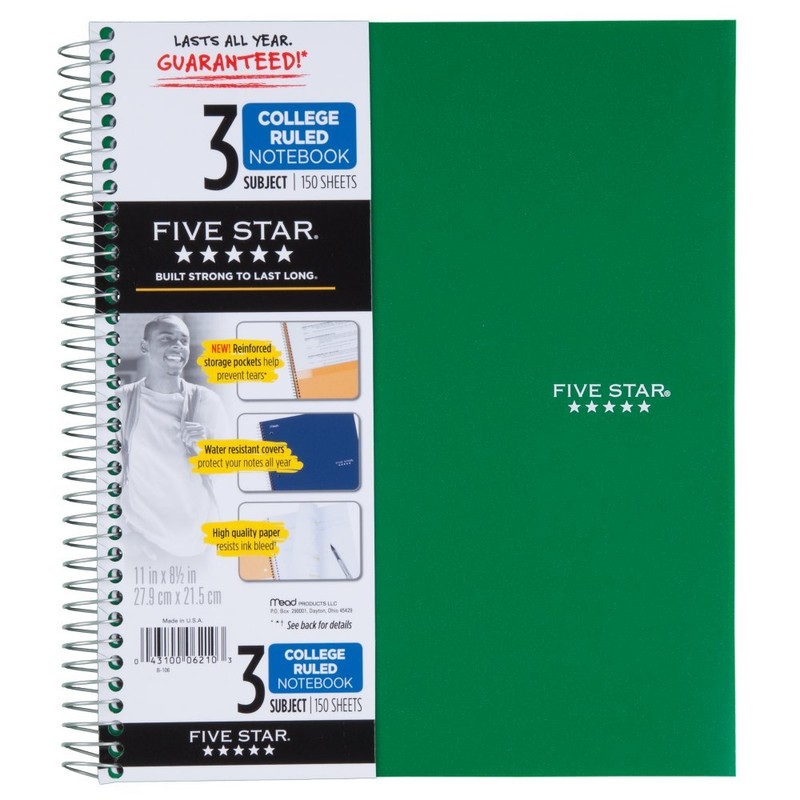 Five Star Wirebound Notebook