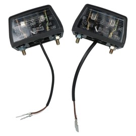Number Plate Illumination Light/Lamp for Trailers Caravans Vans 2 Pack