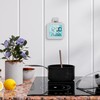Sharplace Digital Bathroom Clock, Shower Timer with Alarm, Waterproof Clocks
