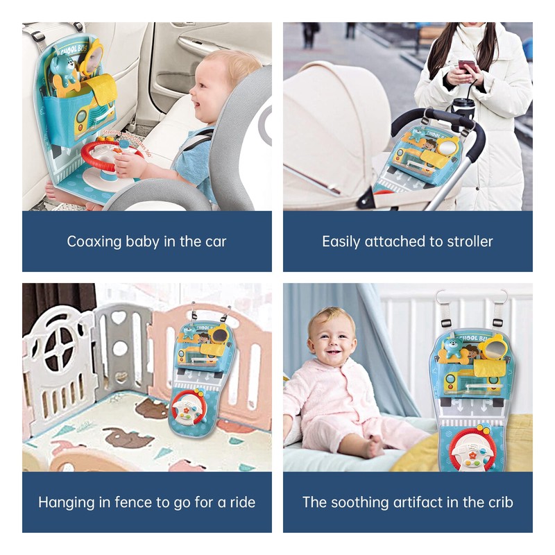 Baby car seat Toy with Steering Wheel Toys for car