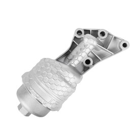 ZuneXino 26300-3LAA0 Upgrade Aluminum Engine Oil Filter Housing Assembly Compatible with Hyundai Palisade 2020-24, for Genesis G80 Kia Telluride Sorento Cadenza Sedona, Replace OE 263003LAA0