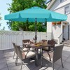 MASTERCANOPY Valance Patio Umbrella for Outdoor Table Market -8 Ribs
