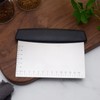 Dough Scraper Cutter with Handle and Measuring Scale for Pizza,