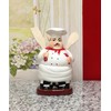 ACK Fat Chef Hand Painted Ceramic Utensil Jar, Utensil Holder,
