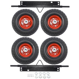 Mixizap New Wheel Kit Replacement for Honda Generator EU3000is Solid Never Flat Tires All-Terrain