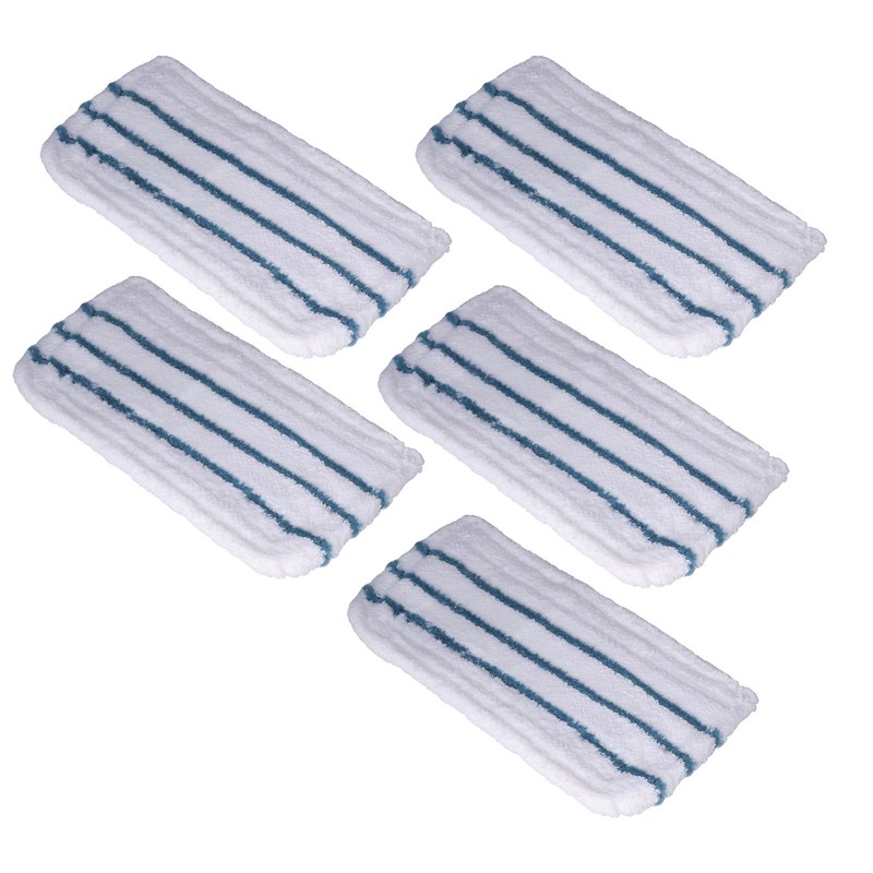 5PCS Washable Fiber Mopping Pads Replacement Steam Mop Accessory Fit