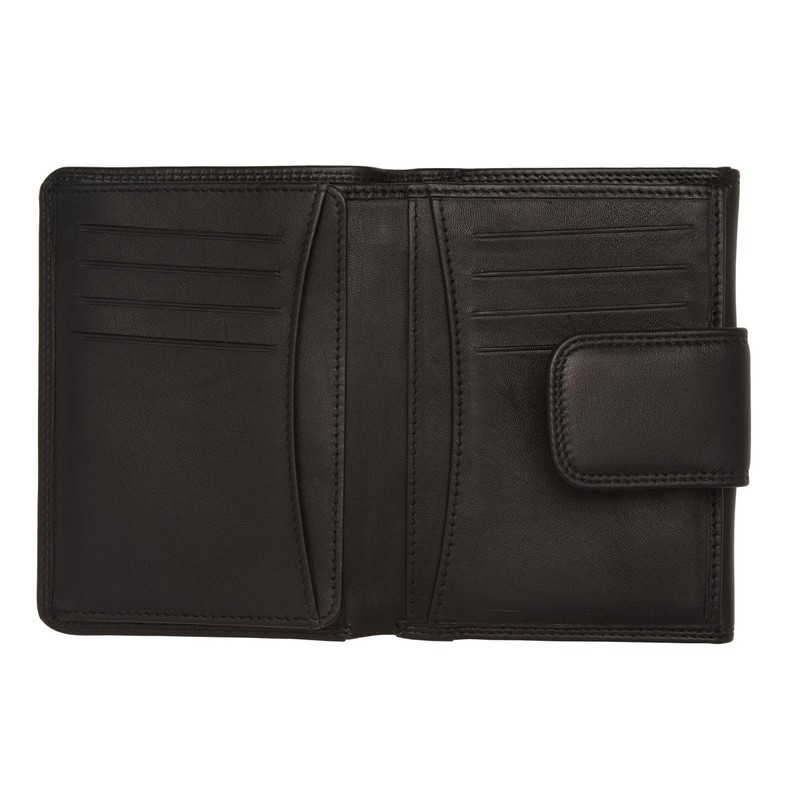 Golden Head Polo RFID Leather Wallet 12 cm, black, Casual