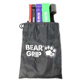 Bear Grip - Pull Up Aid Bands | Heavy Duty Resistance Bands for Assisted Pull Ups, Yoga, Stretch Mobility, Crossfit, Strength Training for